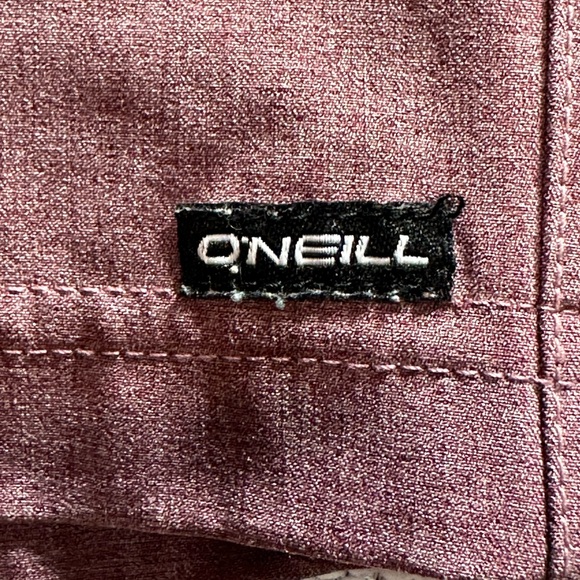 O’NEILL Hybrid Heathered Red Activewear Performance shorts, Mens Size 38 EUC - Picture 4 of 15